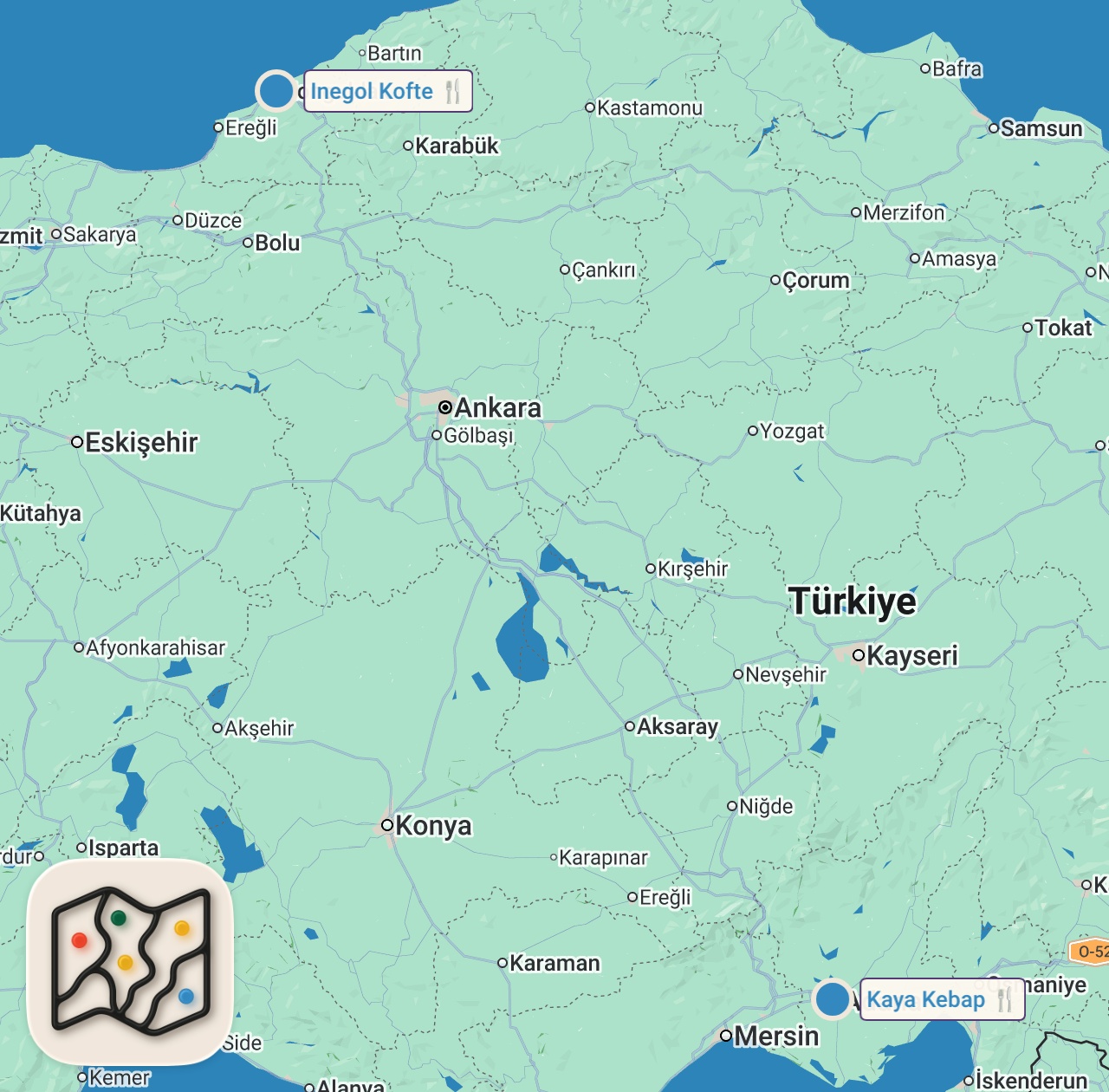 Map preview for İNEGÖL KÖFTE TARİFİ !!!