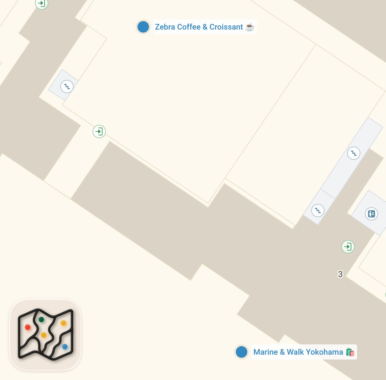 Map preview for 【みなとみらい】cafe vlog │ パン好き必見！お気に入りのベーカリーカフェ