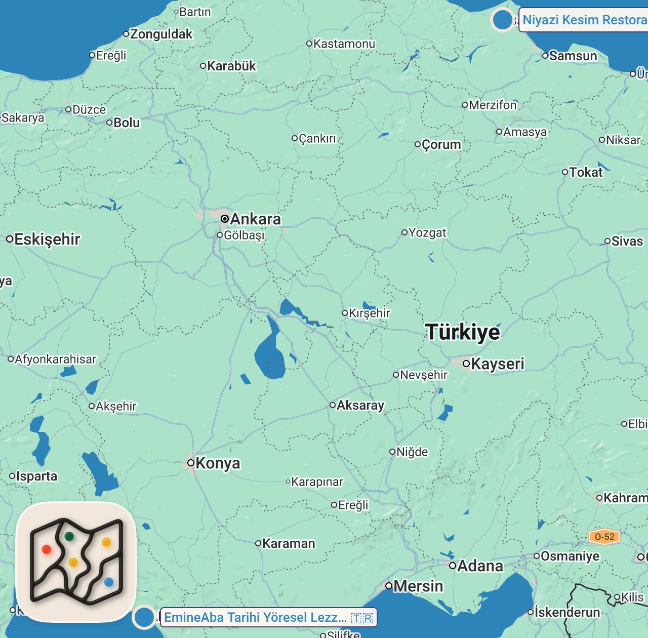 Map preview for ALANYA’DA ÜÇ MEKAN BULMAYA ÇALIŞTIM 😊