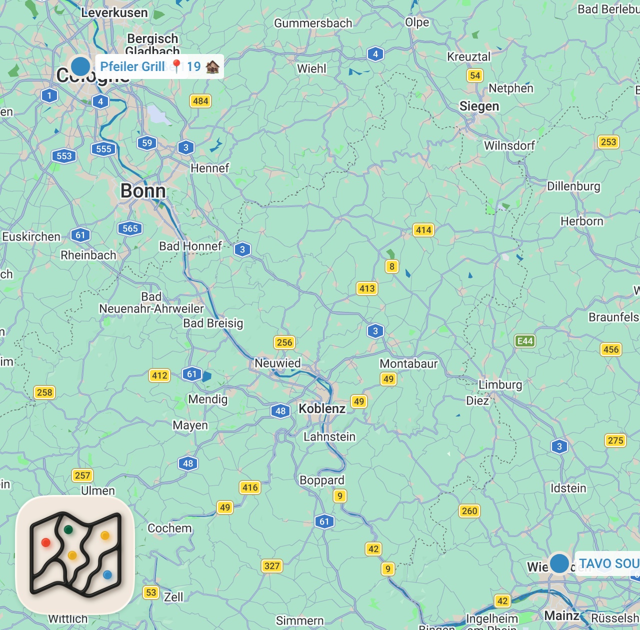 Map preview for Ich teste den legendären TAXITELLER 🚕