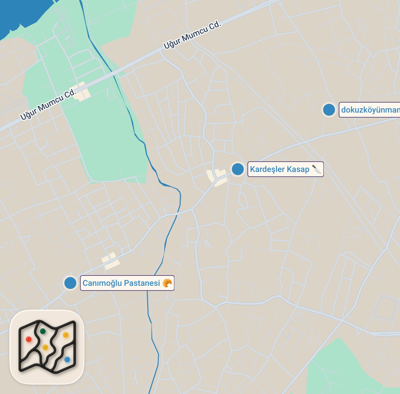 Map of 3 spots from ÖĞRENCİLERİN YÜZÜNÜ GÜLDÜREN SERİ 10!!!