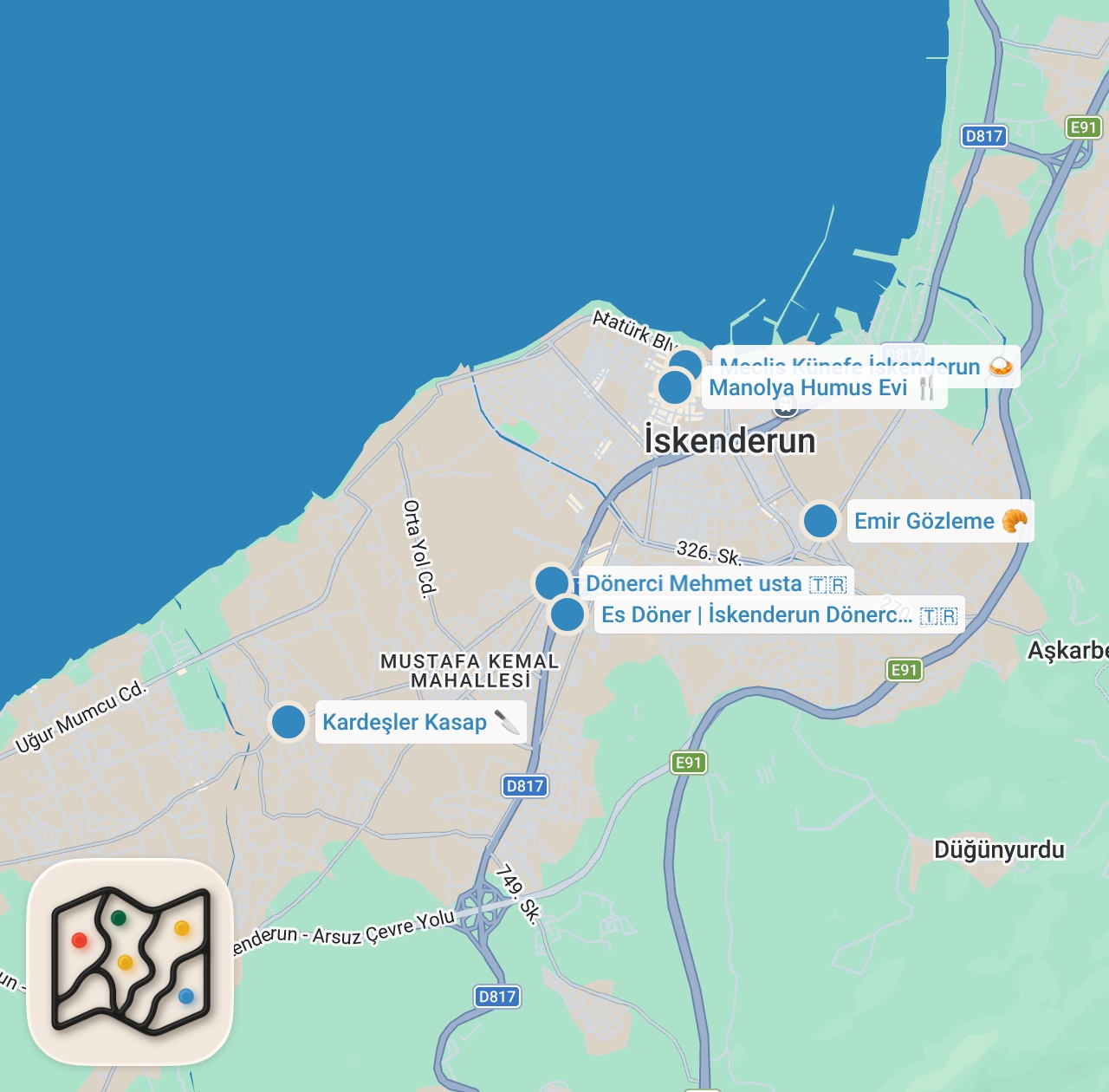 Map preview for İSKENDERUN’DA 1 GÜNDE NE YENİR | HATAY SANDIK İÇİ İLE BÜYÜK BULUŞMA @reklam 