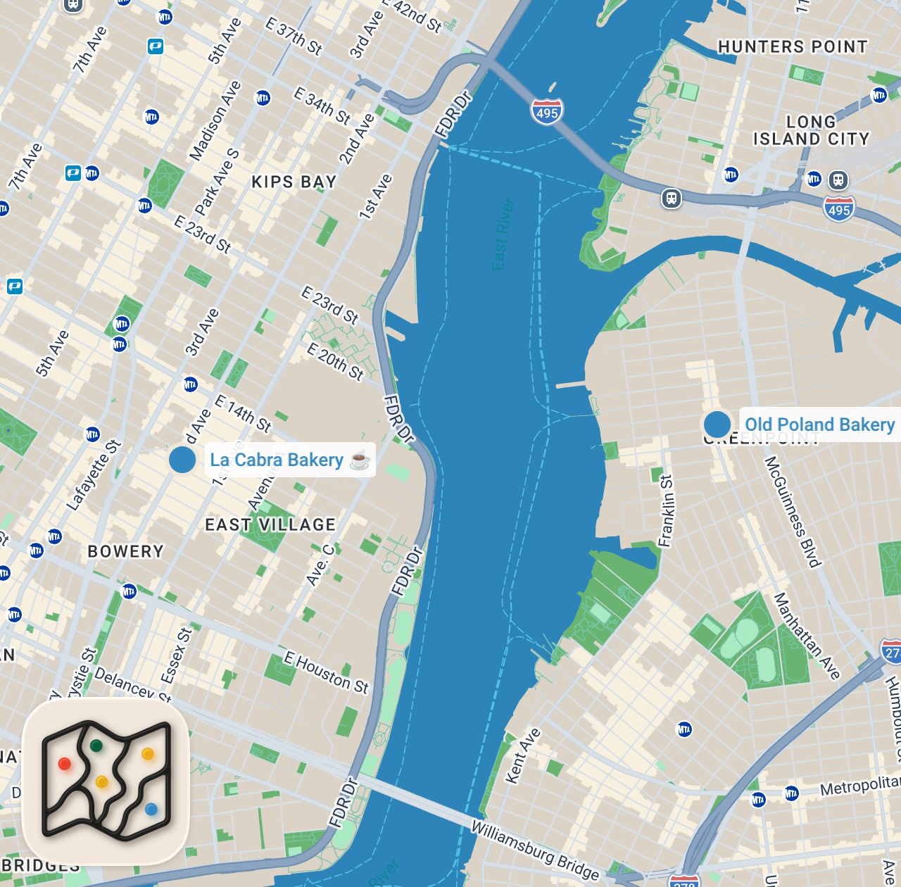 Map preview for THE BEST COFFEE IN NEW YORK CITY WITH ACTION BRONSON