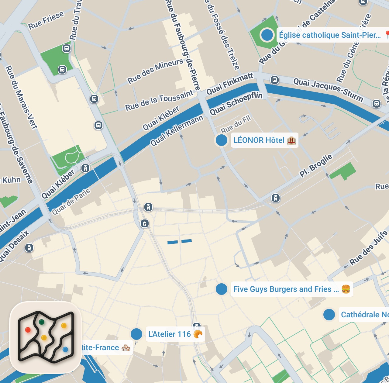 Map preview for STRASBOURG VLOG