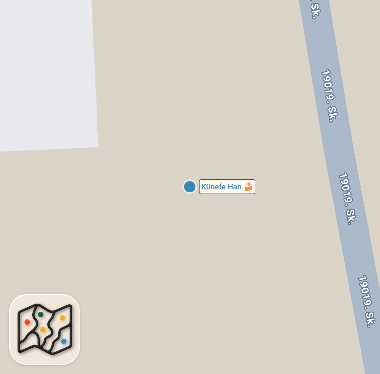 Map of 1 spots from ￼ Künefe çeşitleri saymakla bitmez künefe han Gaziantep #food #yemek #künefe