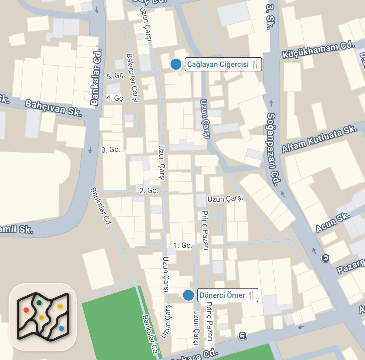 Map preview for BU DÖNER İÇİN BURAYA GELİRİM | SAKARYA SOKAK LEZZETLERİ