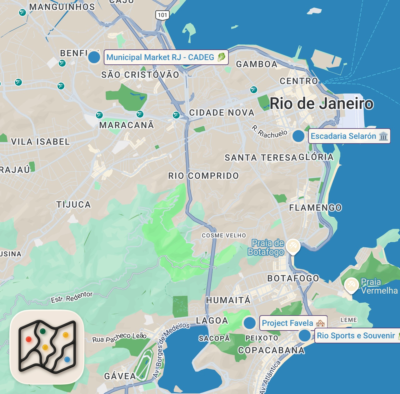 Map preview for Dyeing my hair in Brazil’s largest favéla + getting robbed