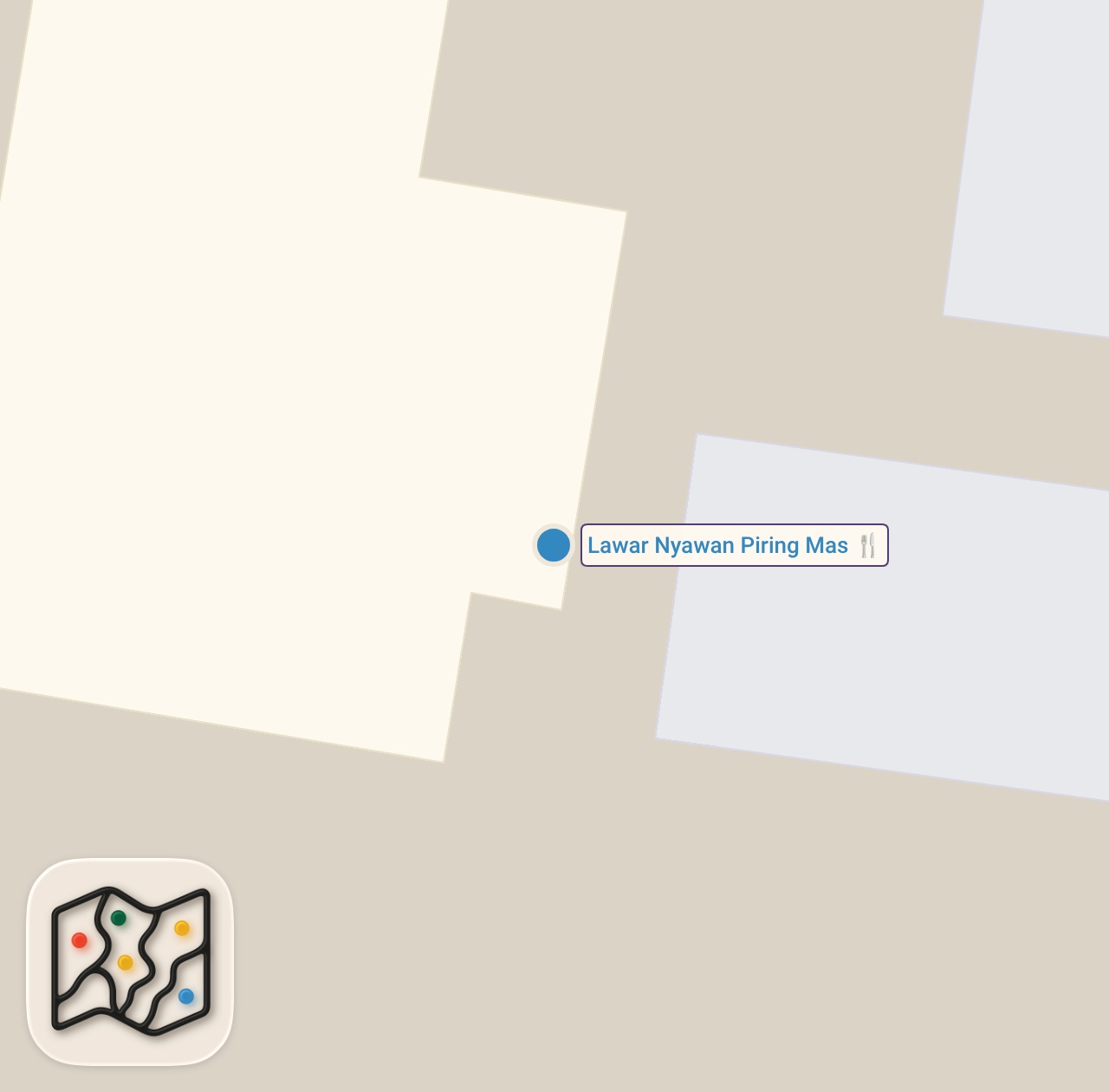 Map of 1 spots from Eating BEES in Bali For LOCALS ONLY Restaurant 🐝