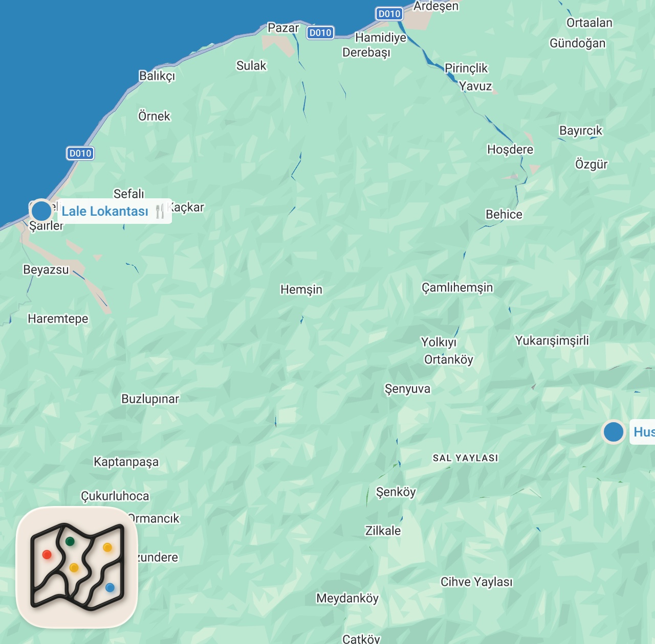 Map preview for RİZE LEZZET TURU 👋🏼