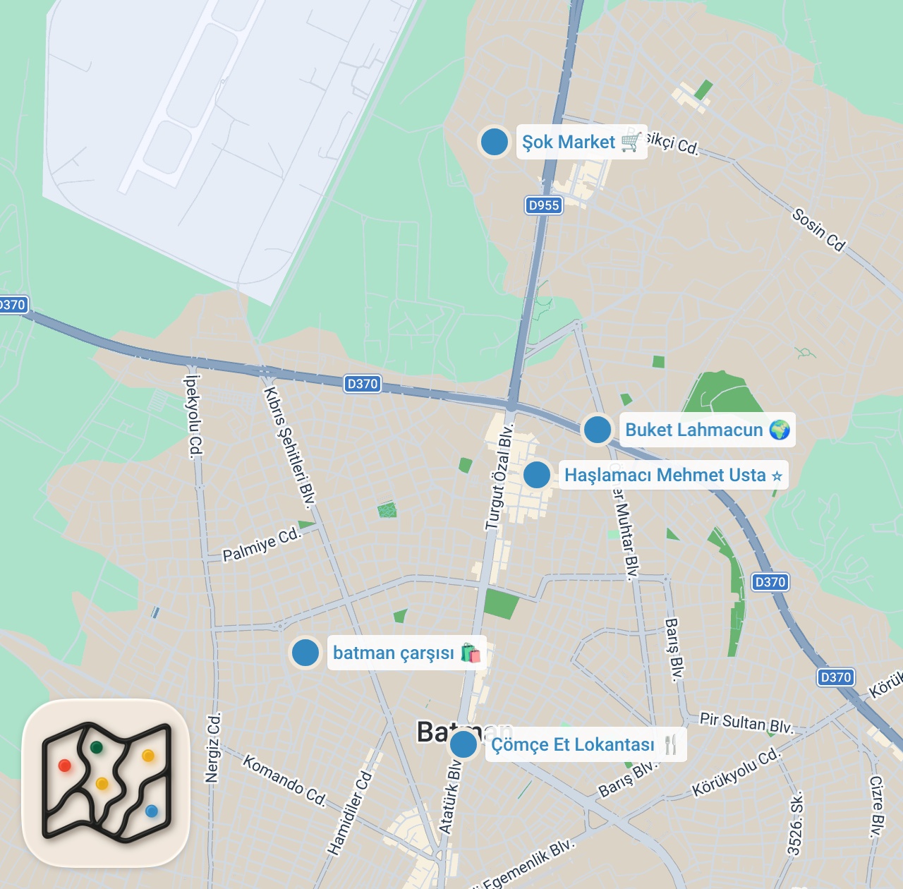 Map preview for BATMAN LEZZETLERİ!