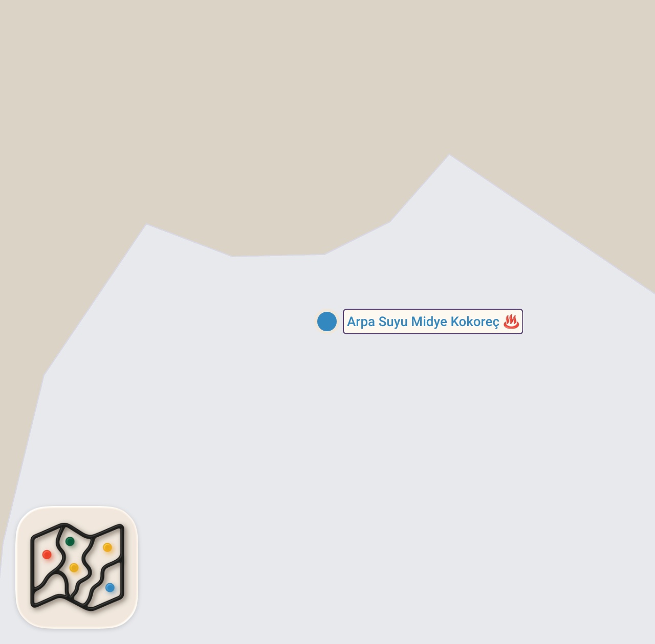 Map preview for 8 YAŞINDAN BERİ YAPIYORUM | ARPA SUYU KOKOREÇ İZMİR