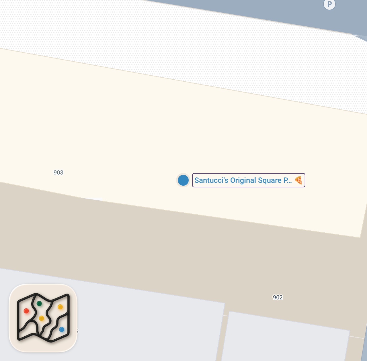 Map preview for I visit Beanie Sigel's Pizza Shop...
