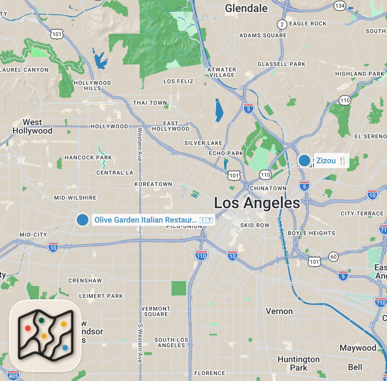 Map preview for US vs UK Olive Garden vs Zizzi | Italian Chains | Food Wars | Insider Food