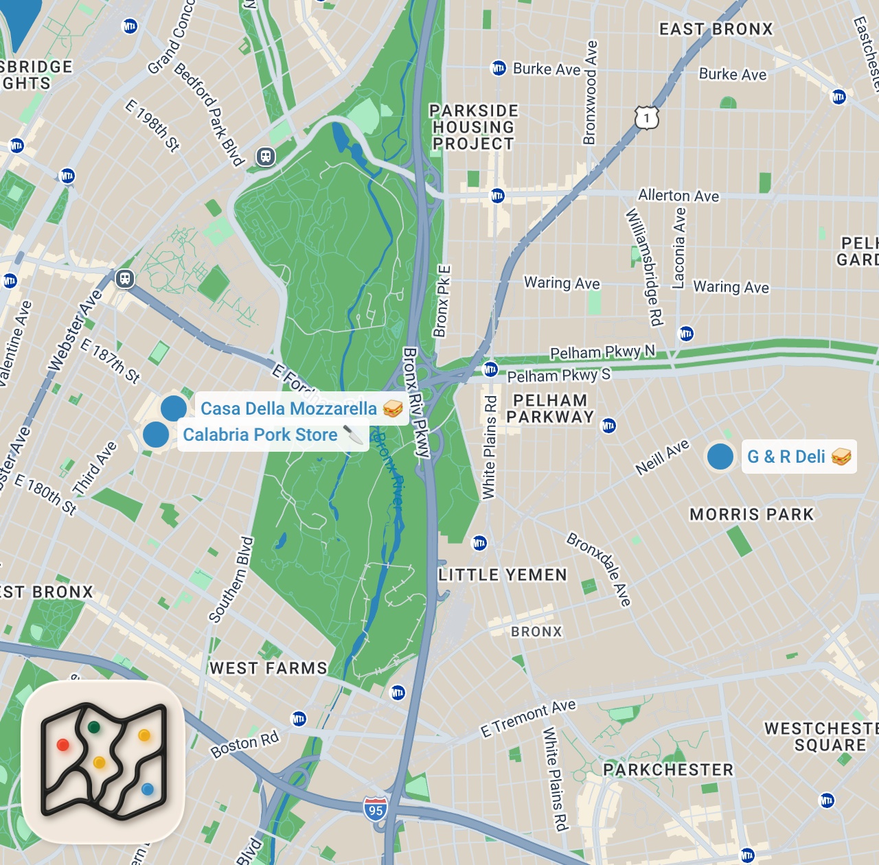 Map preview for The top 3 italian sandwiches in NYC 🇮🇹 #shorts #foodies #italainfood #foodreview