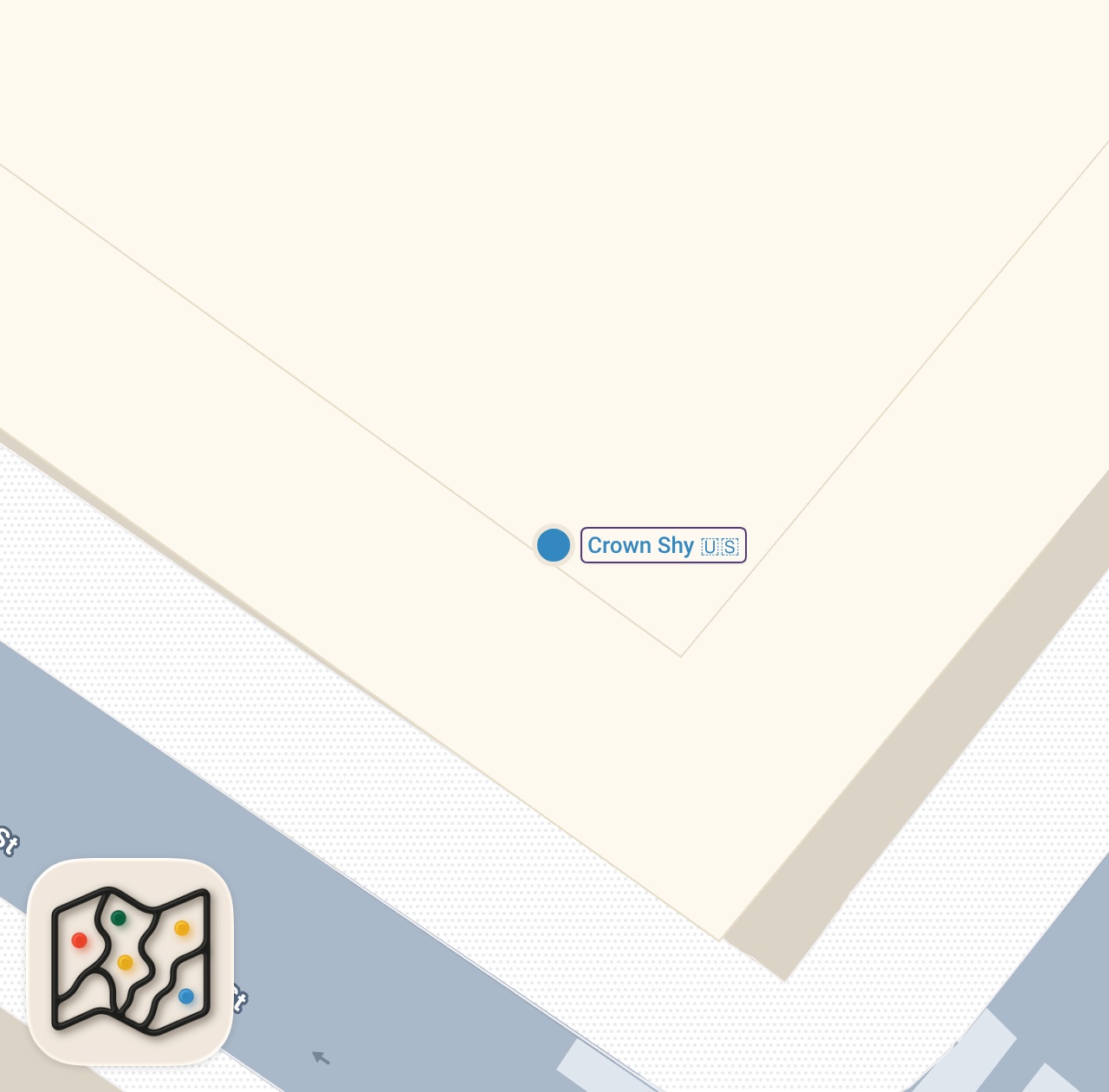 Map preview for 1 MICHELIN STAR | Crown Shy, NYC