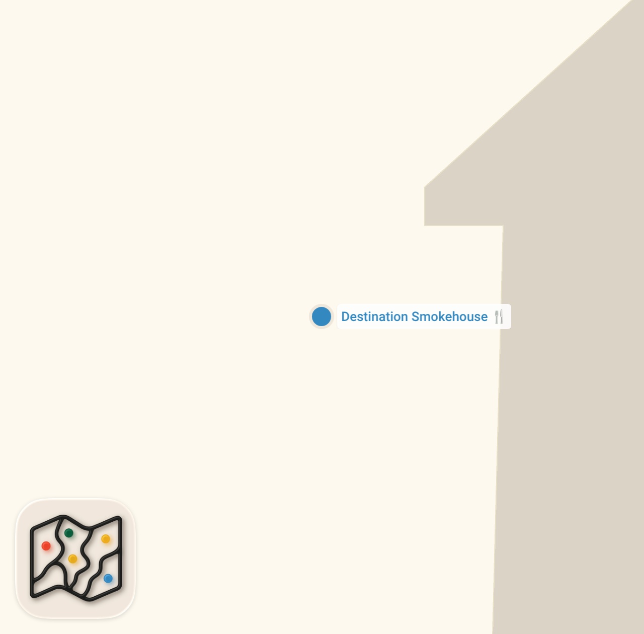 Map preview for The most tender food #Food ​⁠@destinationsmokehouse ￼