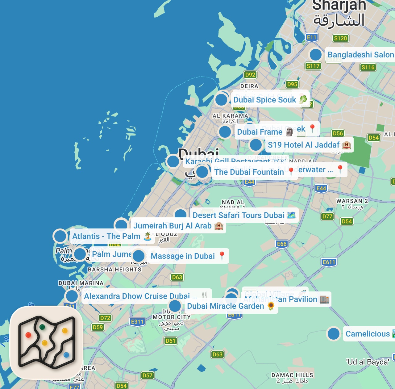 Map preview for Nobody Shows You This Side Of Dubai, Deira, United Arab Emirates 🇦🇪