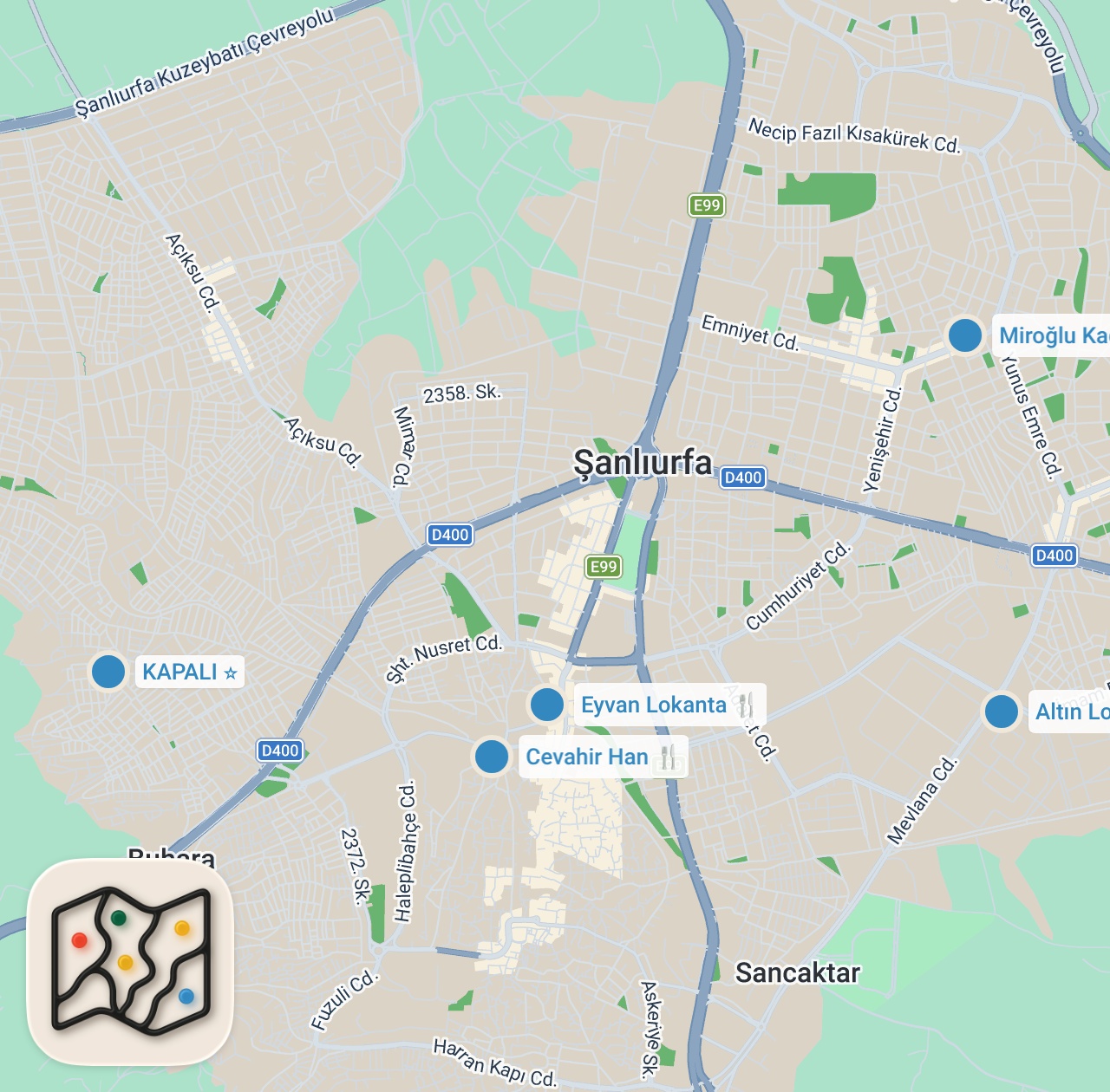 Map preview for Urfa Sokak Lezzetleri ! Fırat Çatladı | VLog