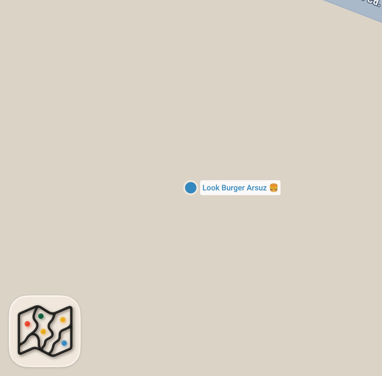 Map preview for #reklam Arsuz look burger