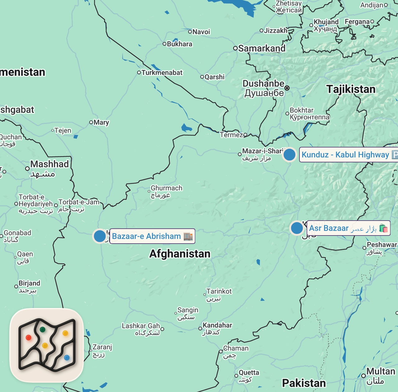 Map preview for Caught In A Tricky Situation in Afghanistan, Herat 🇦🇫