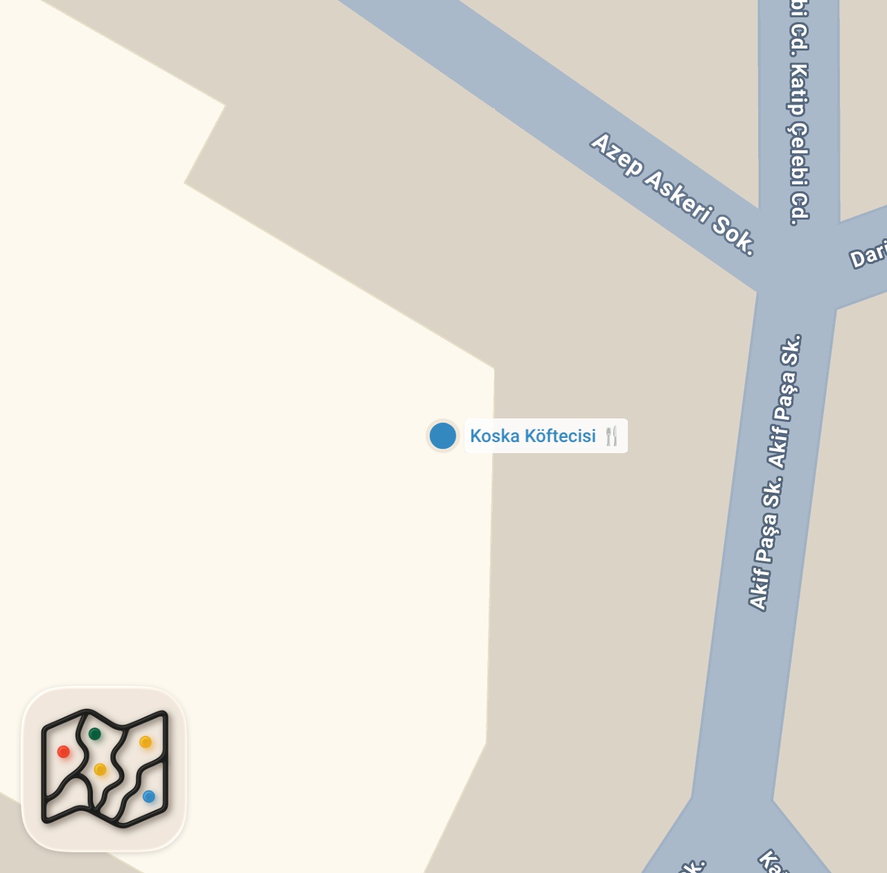 Map preview for Celal Şengör ve İlber Ortaylı'nın müdavimi olduğu köfteci - Reklam Değil Öneri