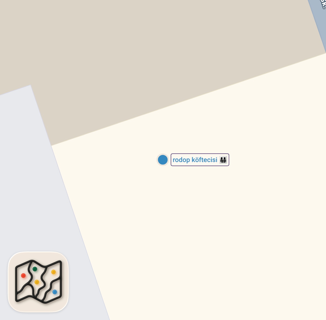 Map of 1 spots from Vedat Milor’un İzmir’deki 15 tavsiyesinden biri olan Rodop köftecisine geldim 🙂‍↔️❤️
