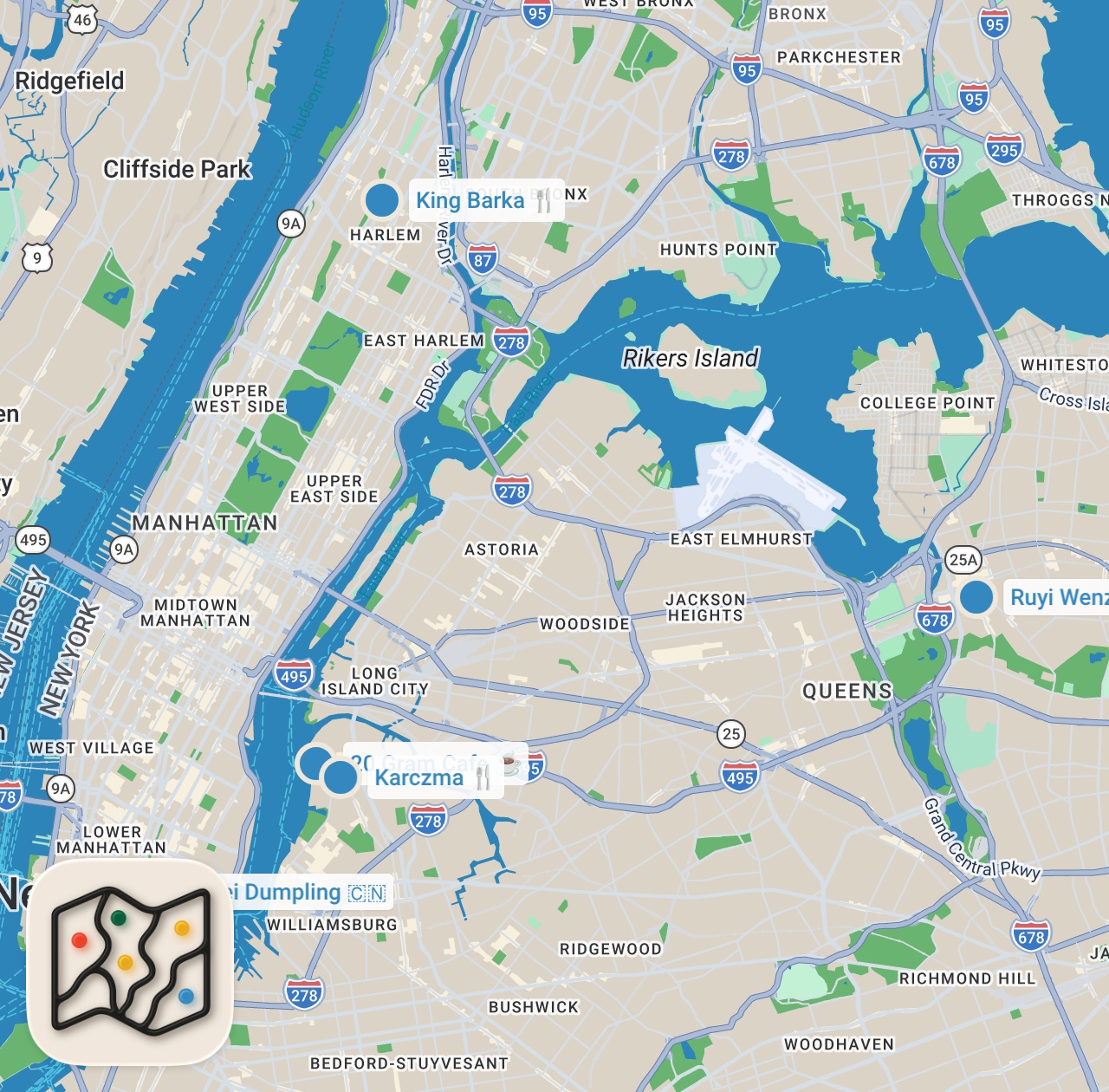 Map preview for 1 day. 3 meals. $15. Best Deals.