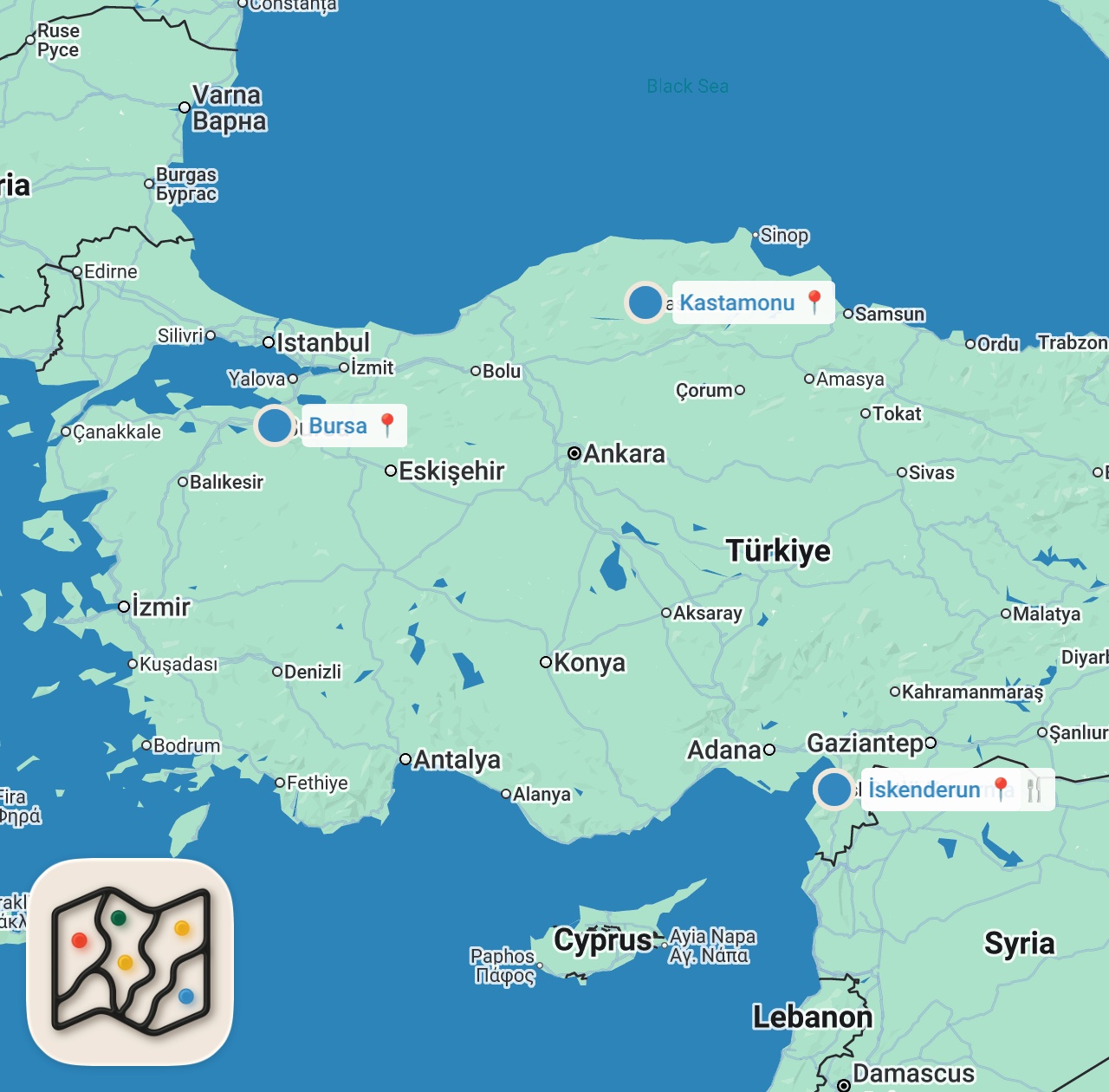 Map preview for SÜTLÜ KAVURMA YEMEK İÇİN KUYRUK OLUYOR!