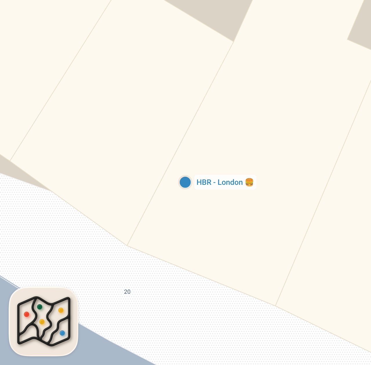 Map preview for HBR LONDON LOCATED IN BELGRAVIA #food #halalfood #burger