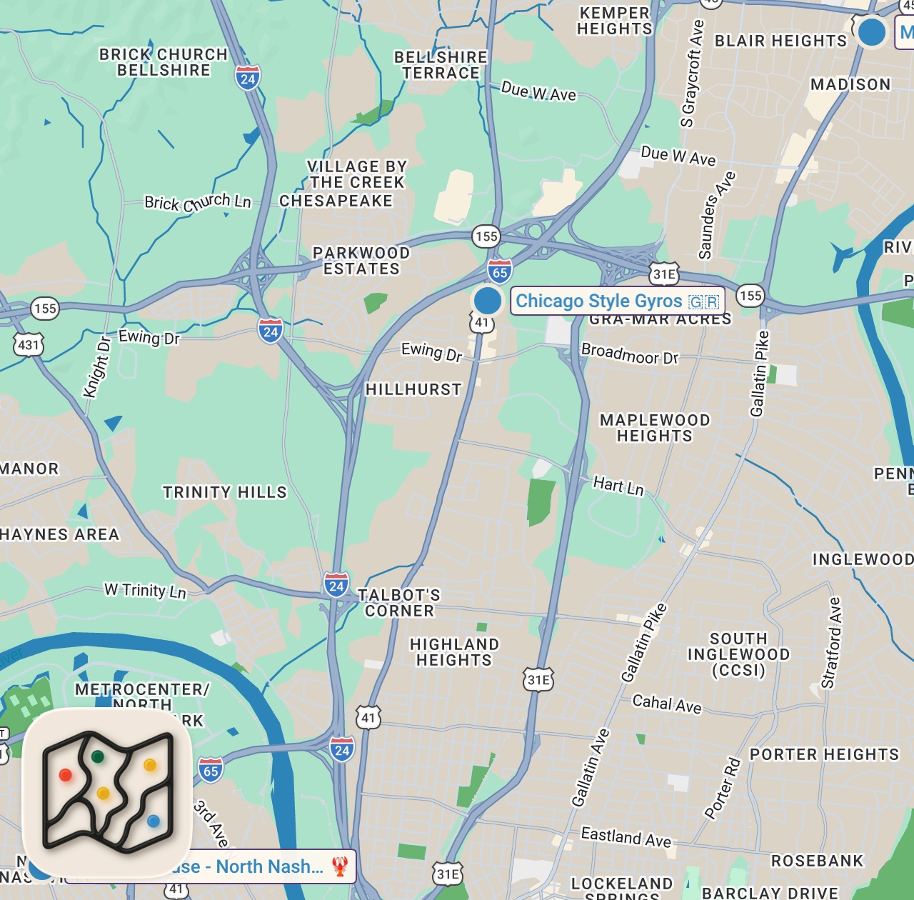 Map preview for Eating In The Most Dangerous Hoods For 24 Hours… (Uh-oh)
