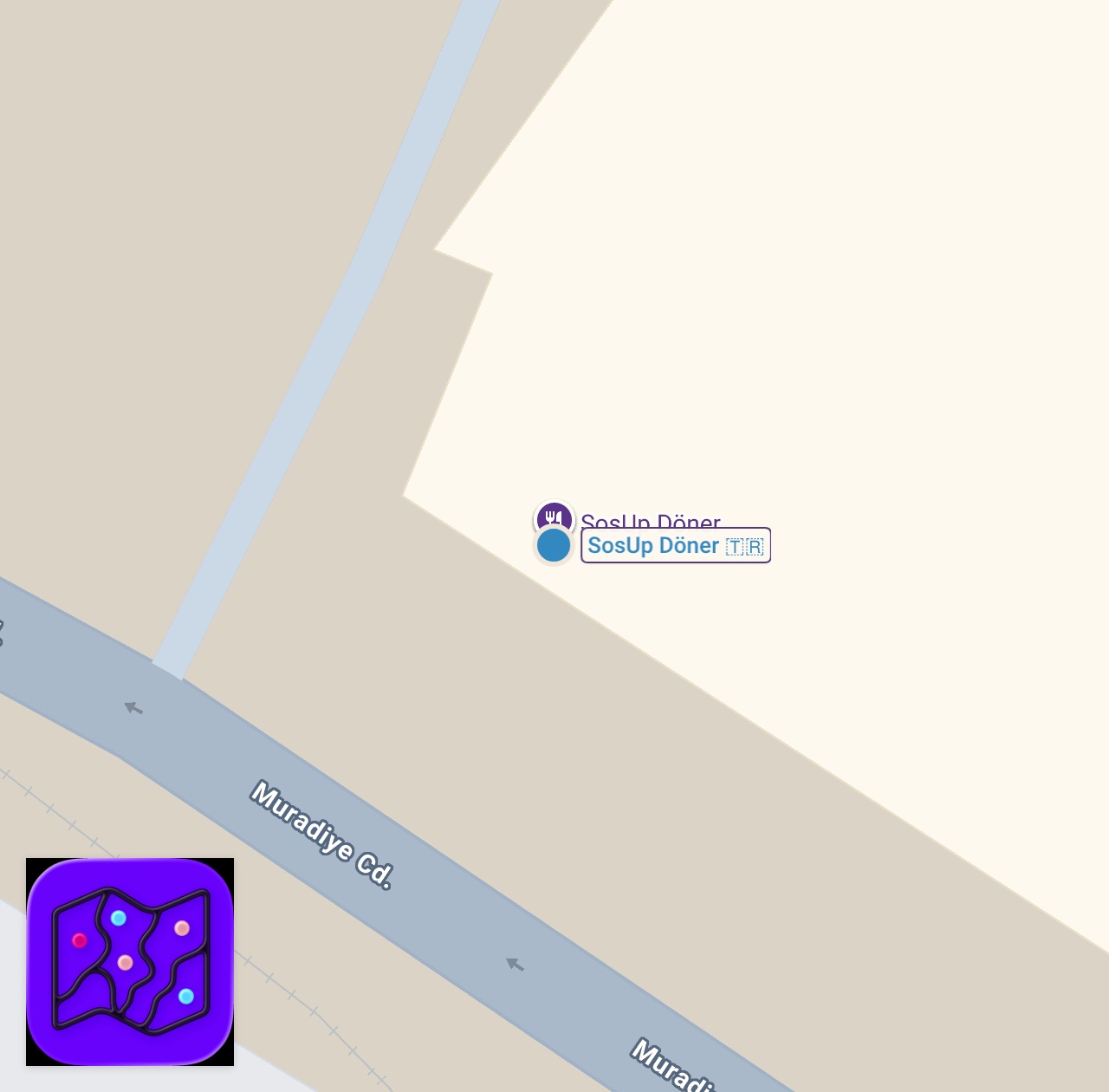 Map of 1 spots from Sossuz döner