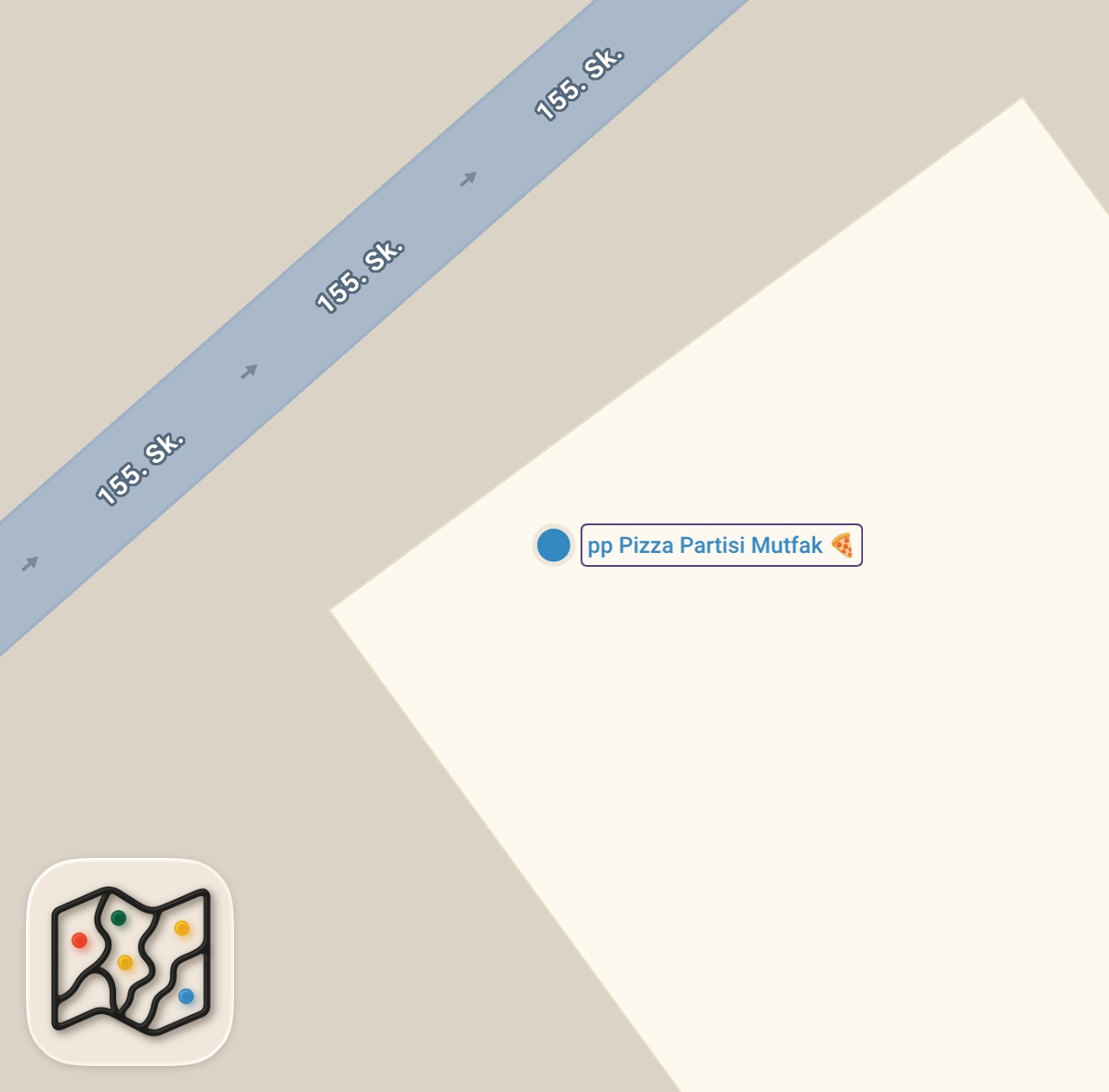 Map of 1 spots from İKİ TÜR PİZZA VAR 😊 #shorts #napolipizza  #pizza