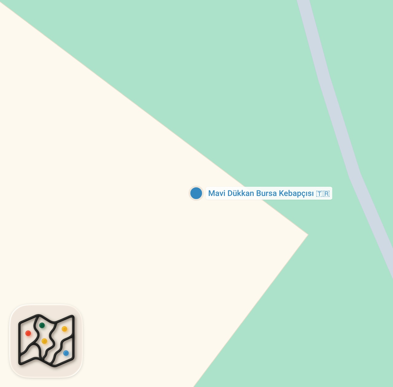 Map preview for Bursa’nın ilk iskendercisi mavi dükkan😍 #yemeustasi #reklam