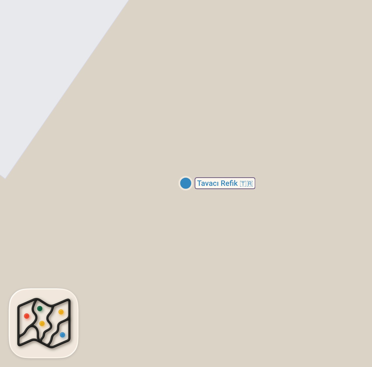Map preview for 1 PORSİYON 80 LİRA | TAVACI REFİK