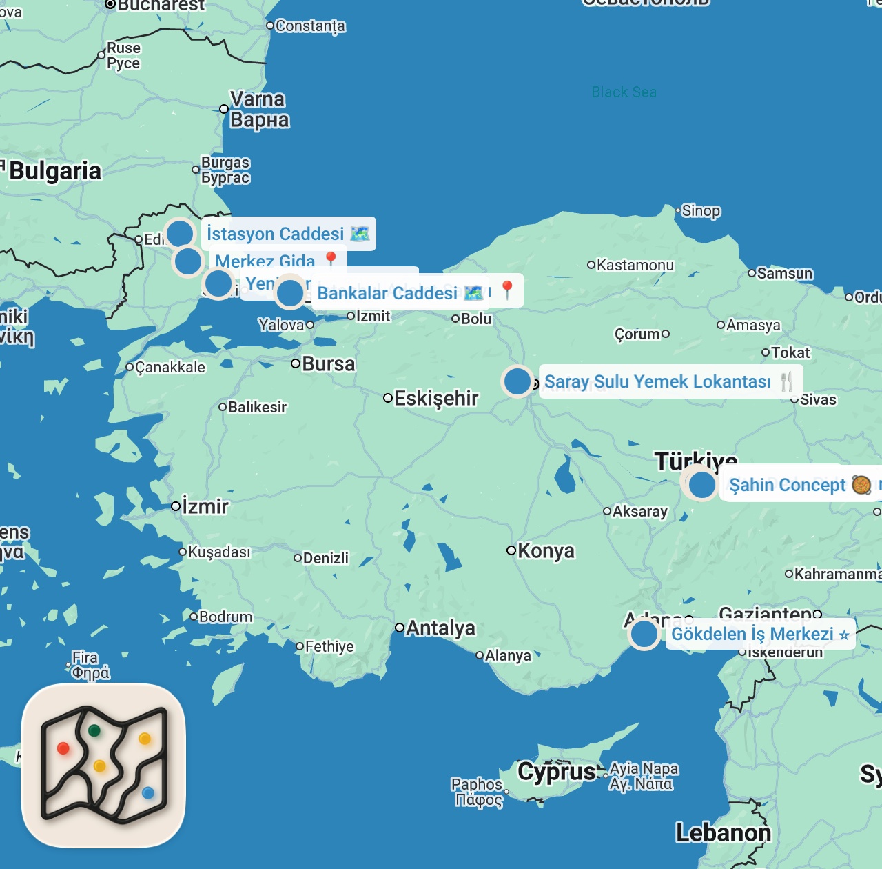 Map preview for KAYSERİ’DE BİR GÜNDE NE YENİR!!! DÜNYALARI YEDİM!!!
