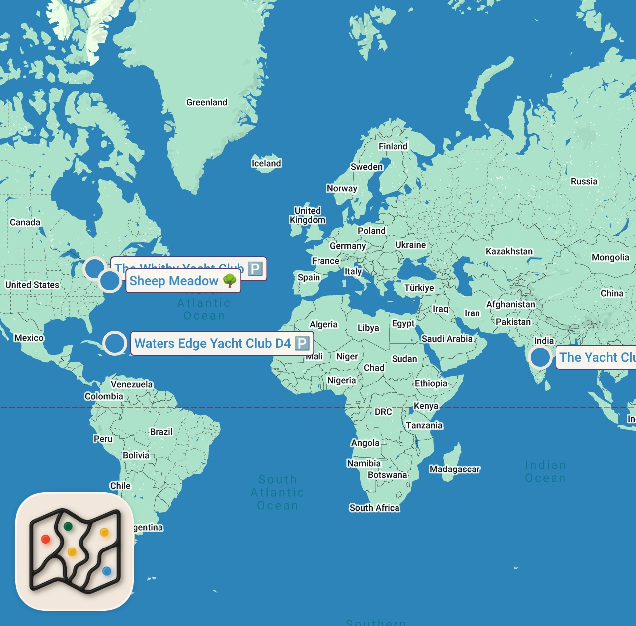 Map preview for My Life in NYC! OXO Event, Central Park Picnics, Farmer's Market, Baking a Cherry Pie!