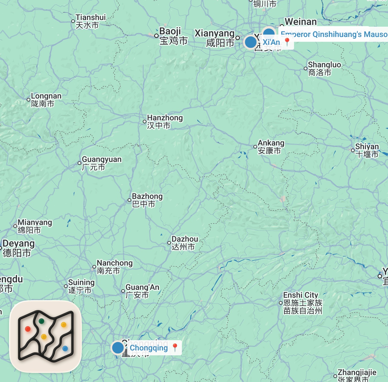 Map preview for I Tried China’s Best Street Food