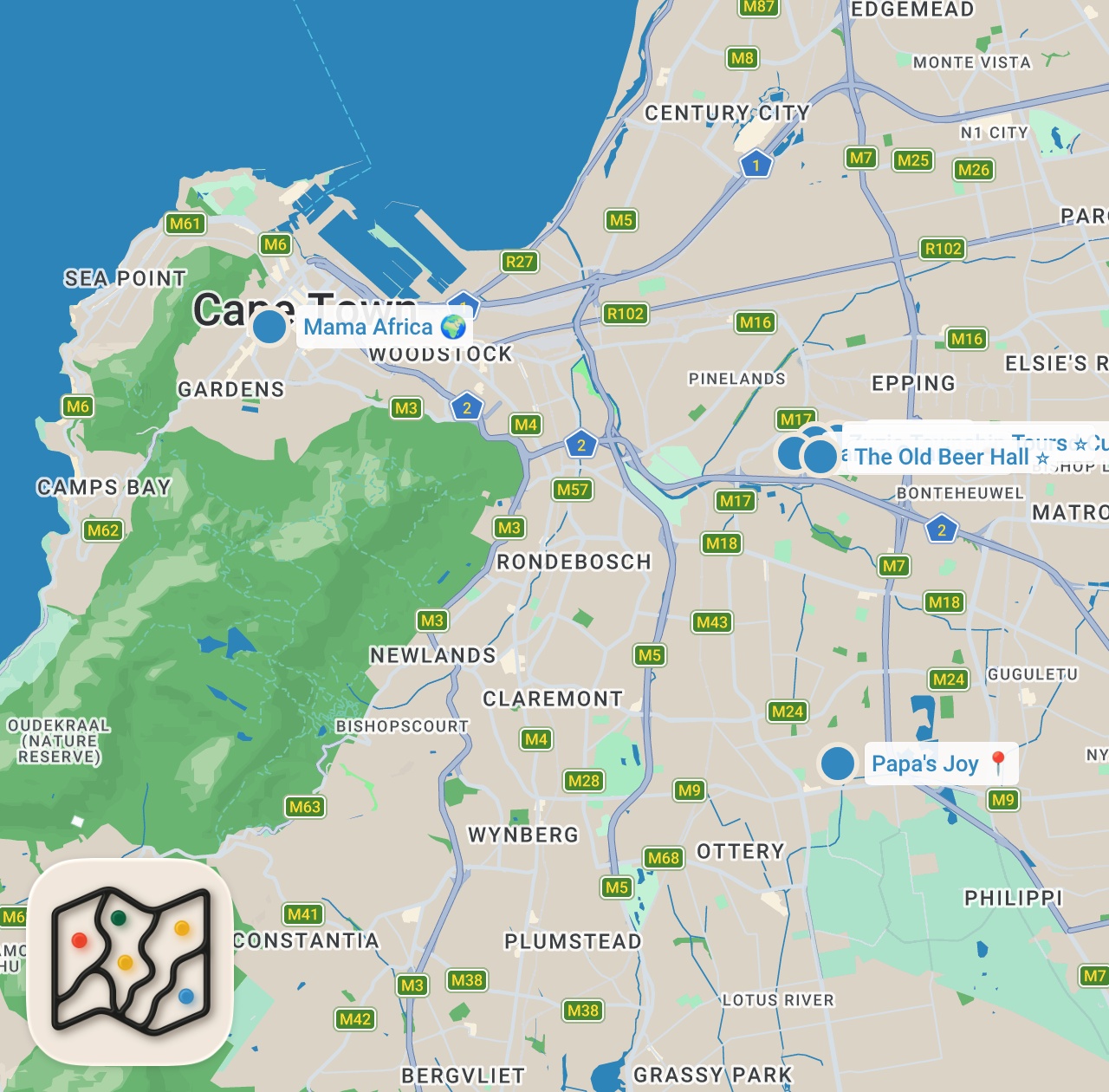 Map preview for South Africa’s Best Street Food! Bubbling Meat Jacuzzi!