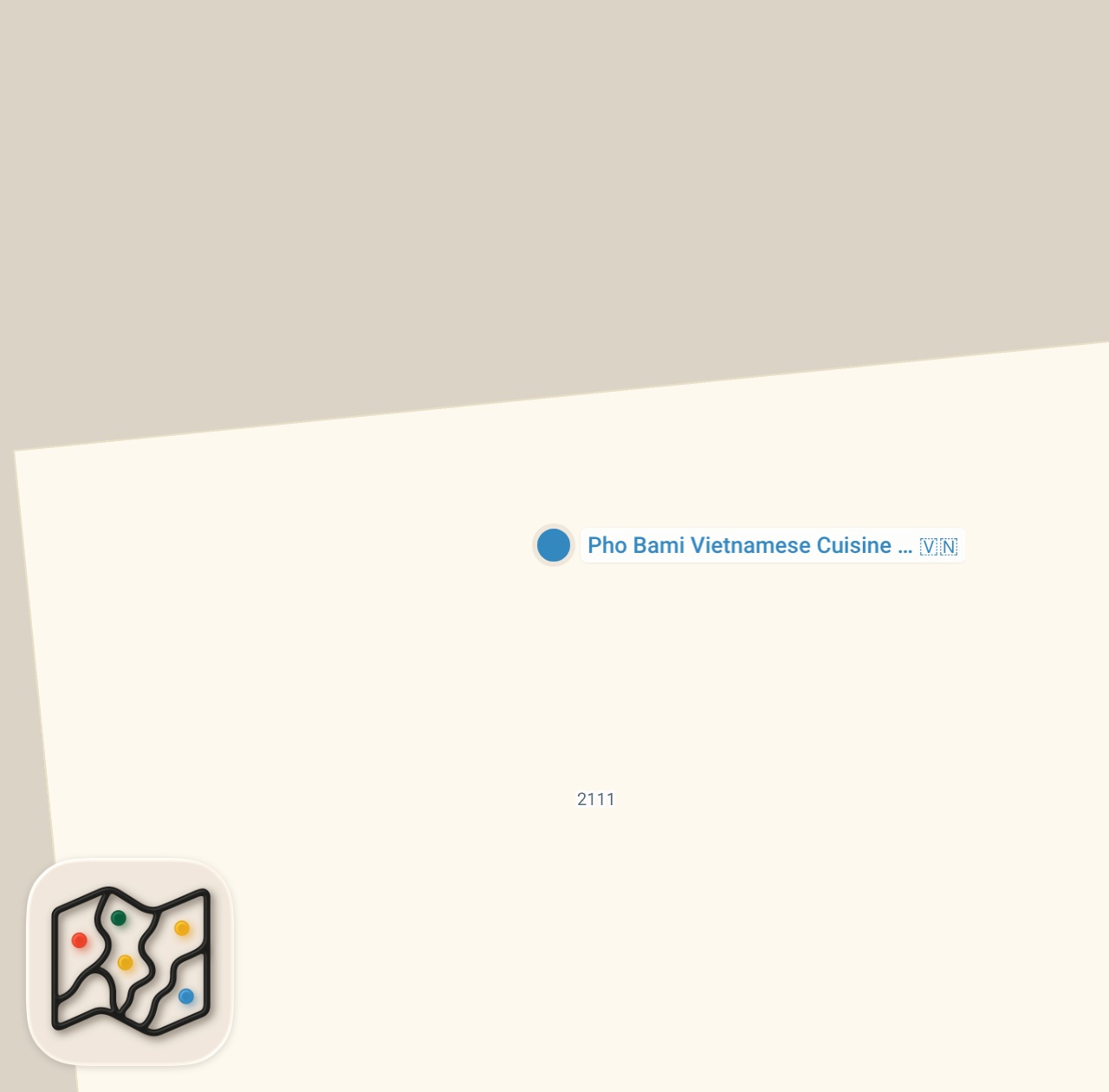 Map preview for Best Pho in Delaware?