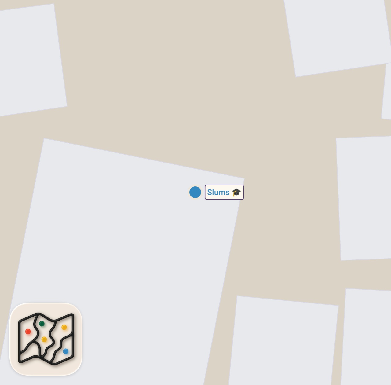 Map of 1 spots from I Came Here With Fear And Left With Joy - The Most Dangerous Slum, Katanga, Kampala, Uganda 🇺🇬