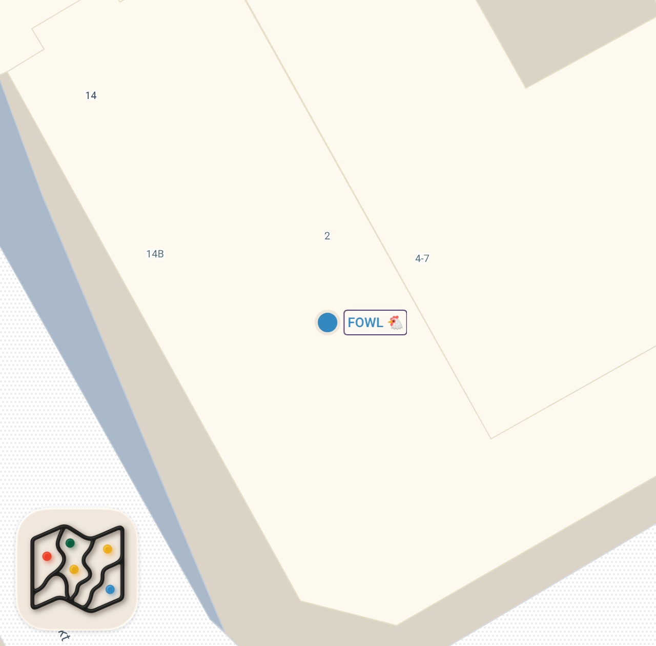 Map of 1 spots from $2 vs $200 Fried Chicken