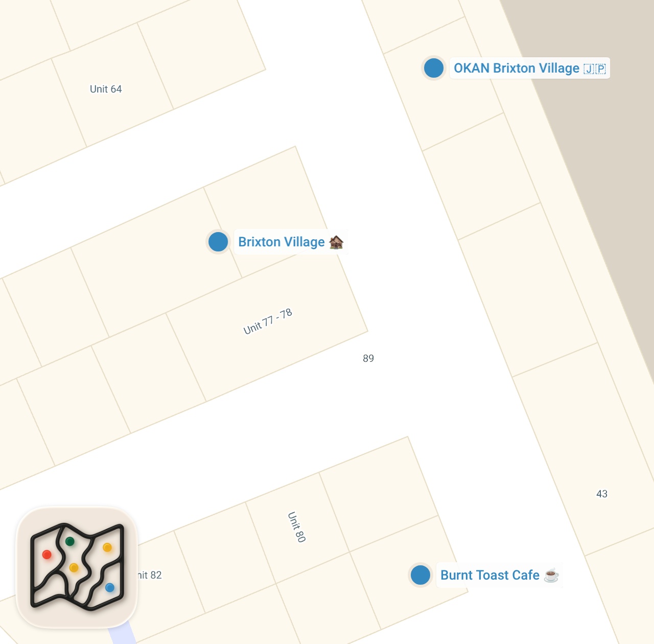 Map preview for Top 5 Coffee spots in London
