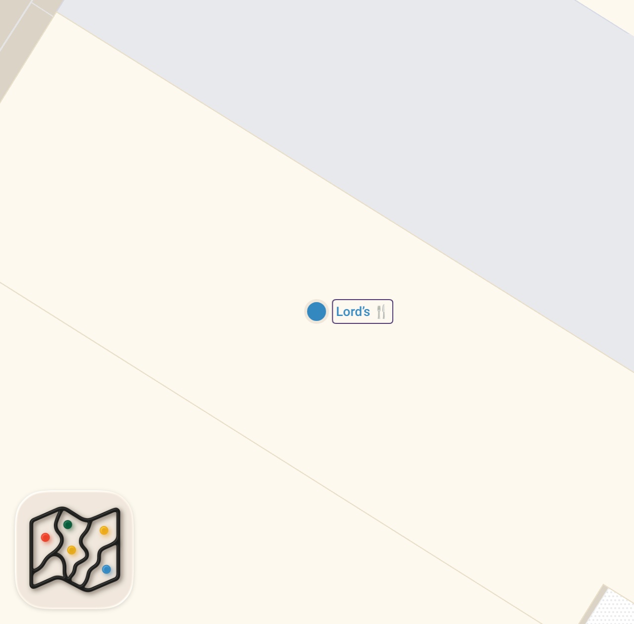 Map of 1 spots from Rating the Best Burger in NYC - Lord’s