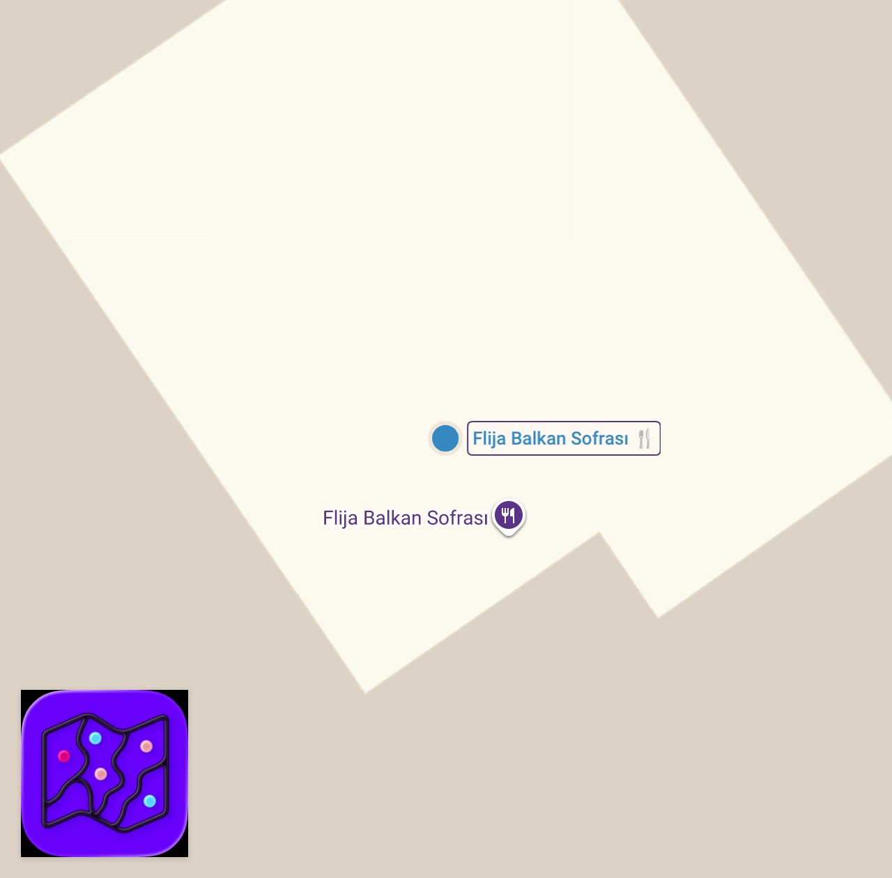 Map of 1 spots from Dünyanın Yapımı En Zor Böreği! #ayaküstülezzetler #short #shorts
