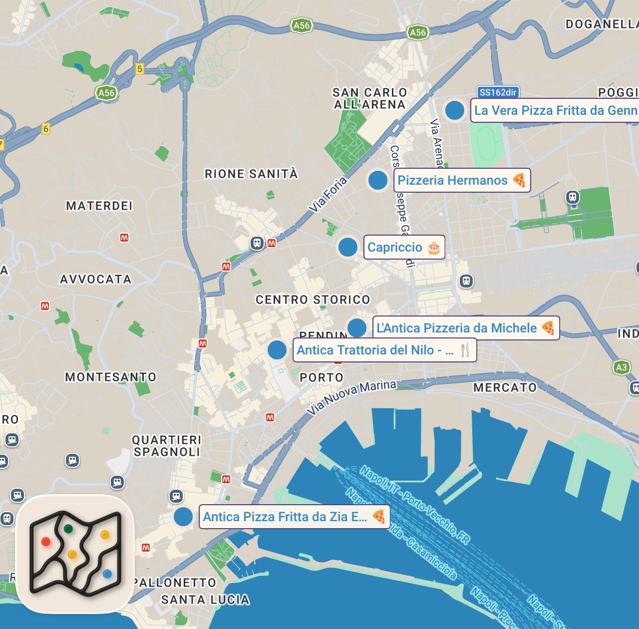 Map preview for I Ranked the BEST PIZZA in Naples 🇮🇹 | Italian Food Tour