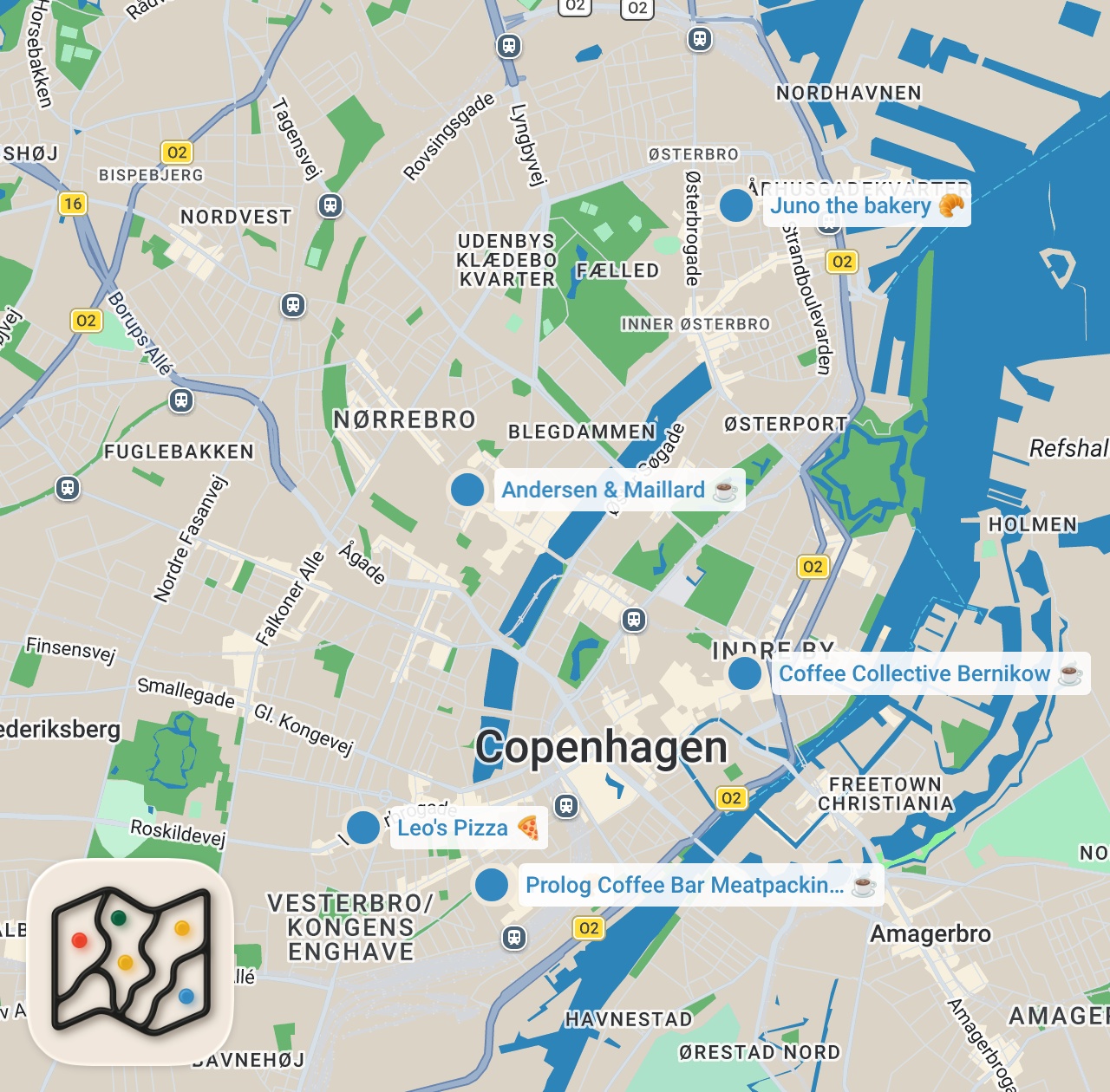 Map preview for I travelled to Copenhagen just for the pasties and here’s what I found… | 4 Copenhagen Bakeries