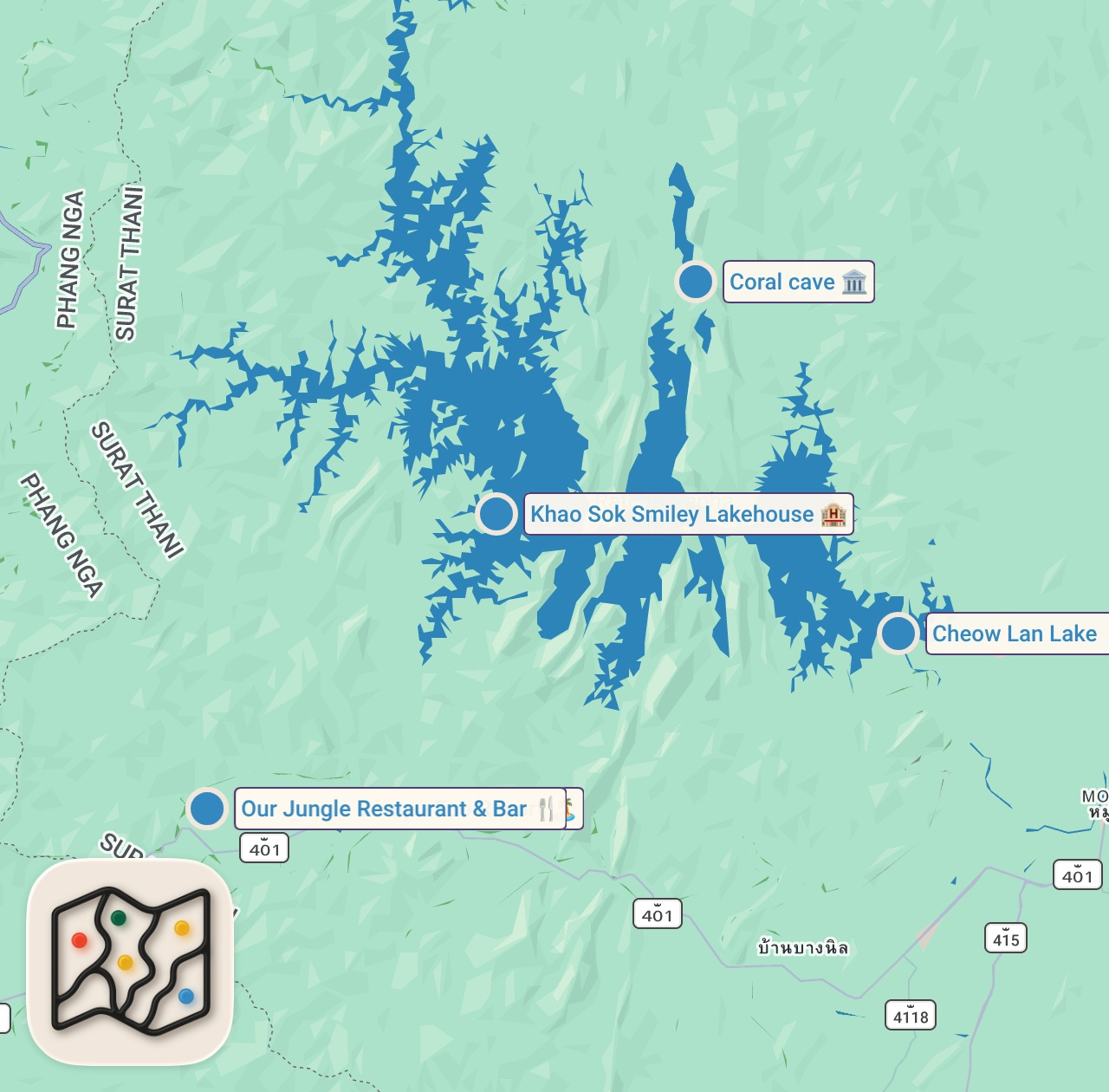 Map preview for I went to the ULTIMATE Jungle Paradise in Thailand.