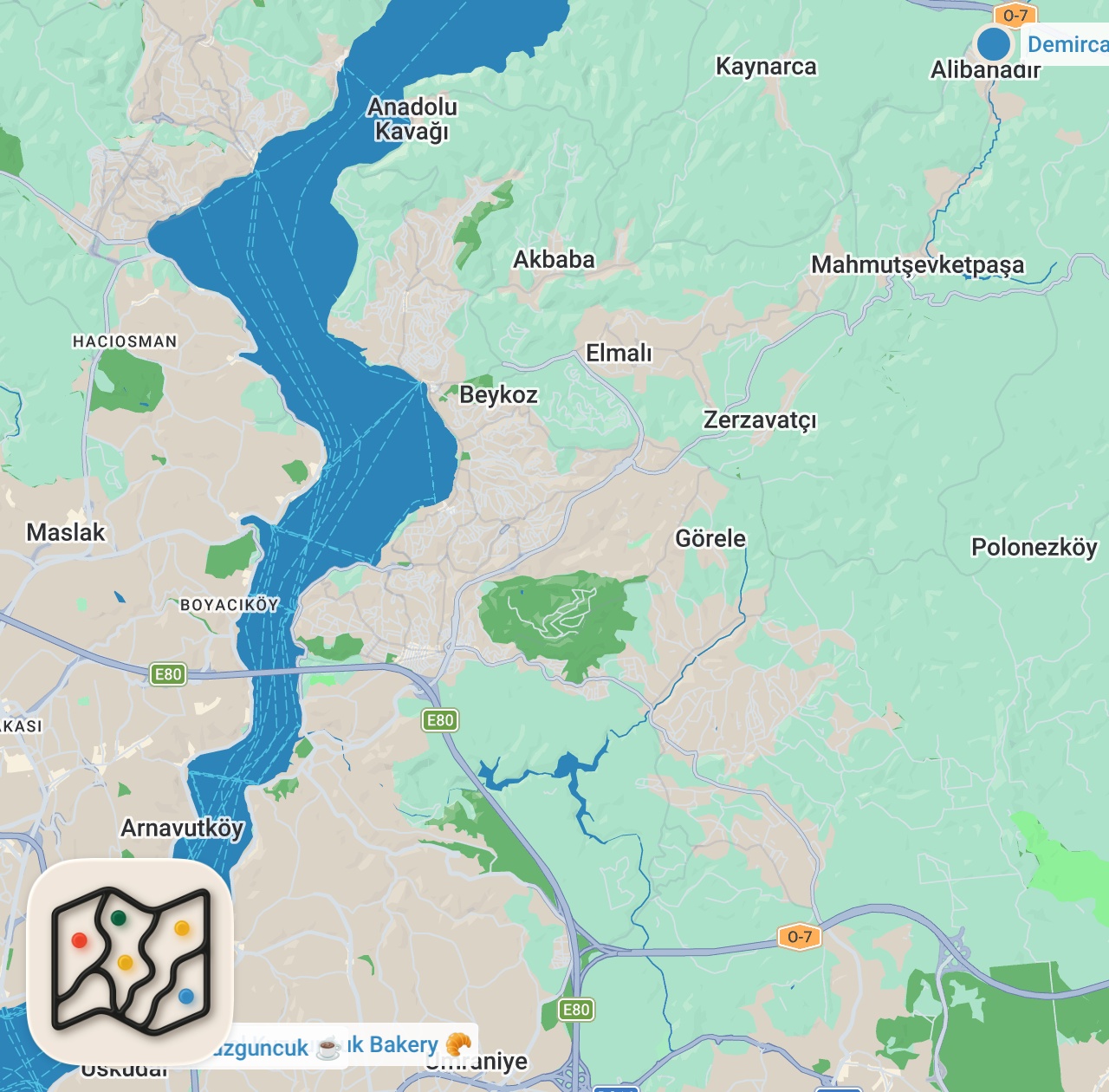 Map preview for İSTANBUL’UN KÖYÜNDE NEFİS LEZZETLER (Ünlülerin gizli mekanını keşfettik) - Hesaplar Senden Bölüm 21