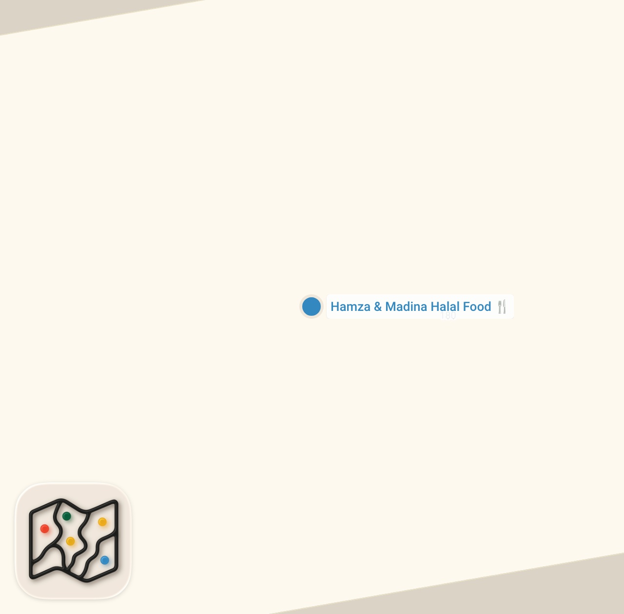 Map preview for Best Halal Food in New Jersey?🤯