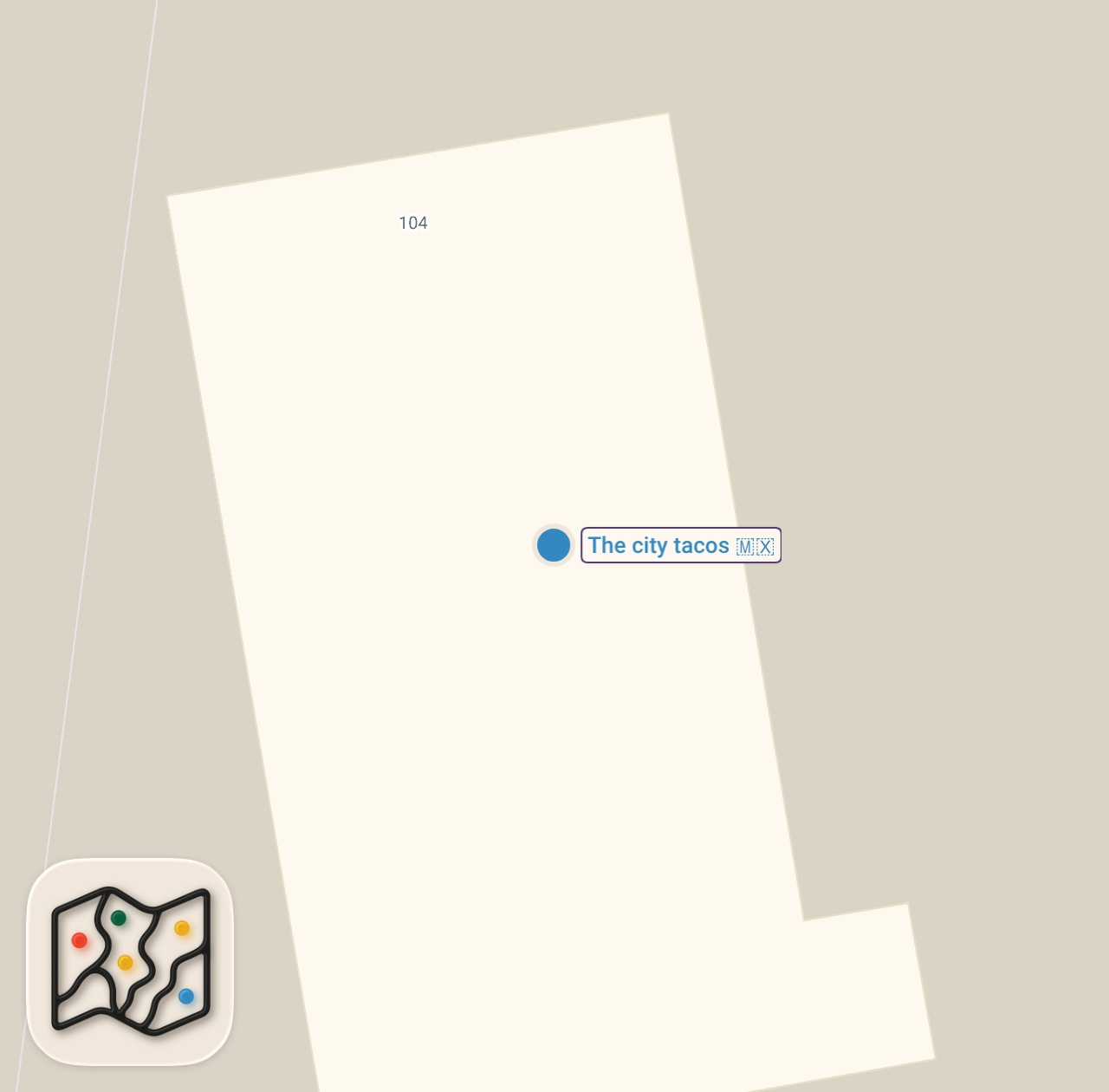 Map of 1 spots from Eating at a Restaurant With ZERO Reviews (Nashville)